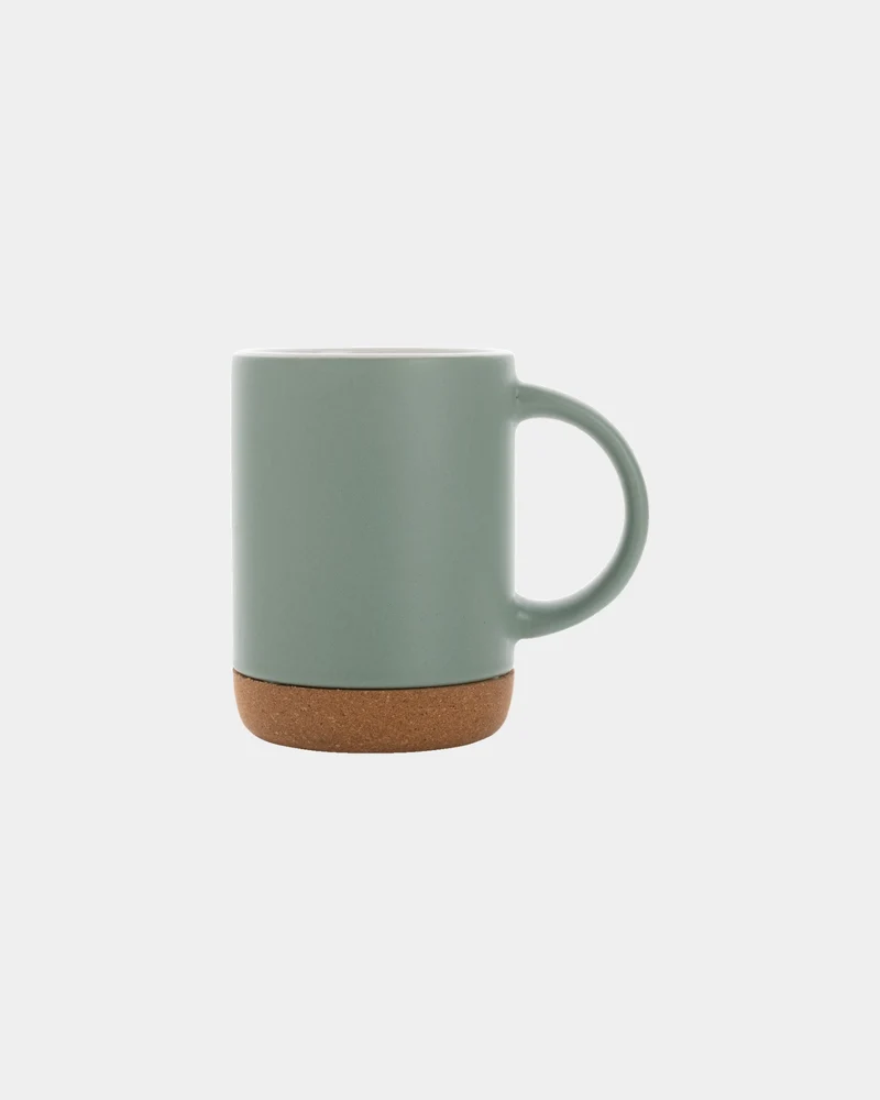 Taza cerámica base de corcho 280ml para personalizar
