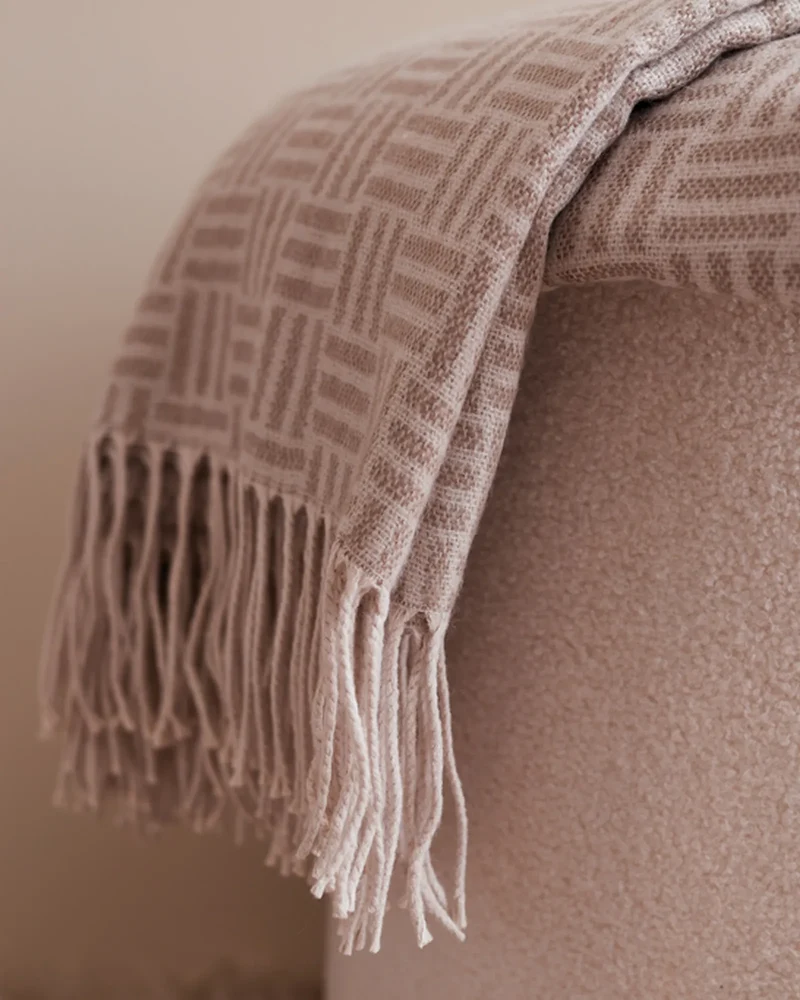 Manta jacquard Vinga Lenox 170x130 para personalizar