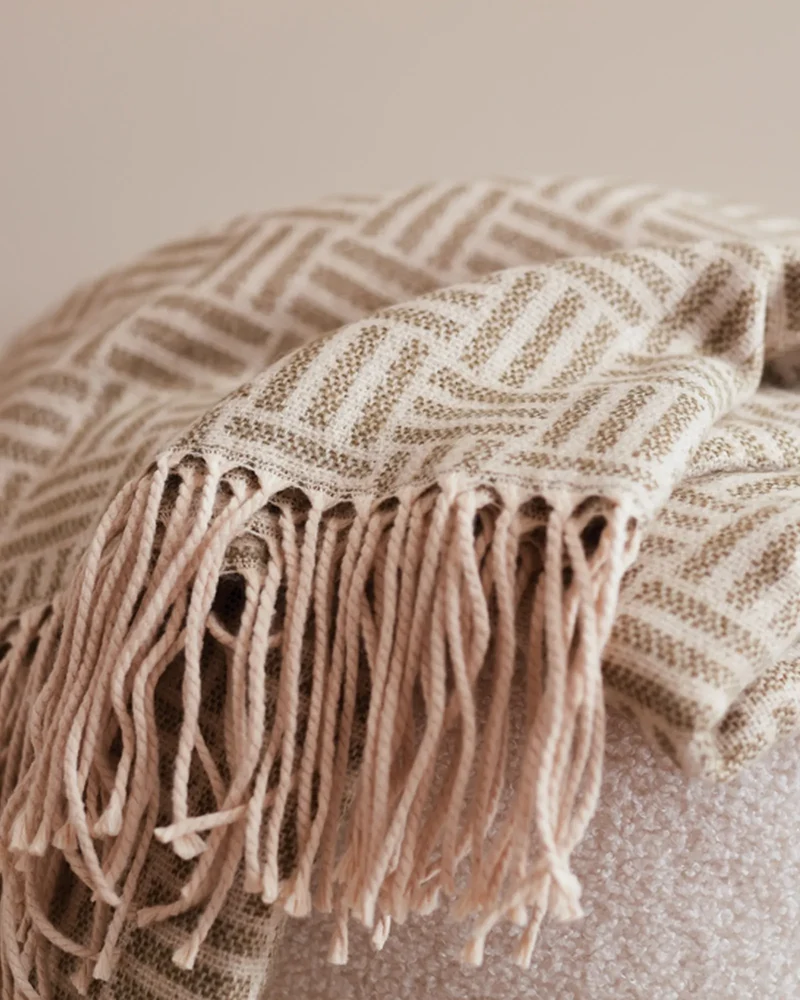 Manta jacquard Vinga Lenox 170x130 para personalizar