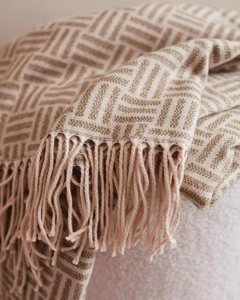 Manta jacquard Vinga Lenox 170x130 para personalizar