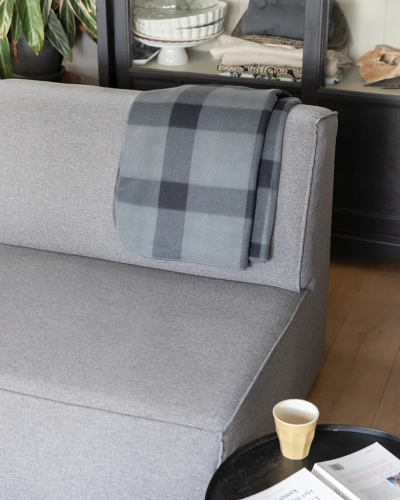 Manta polar de cuadros 127x152 cm para personalizar