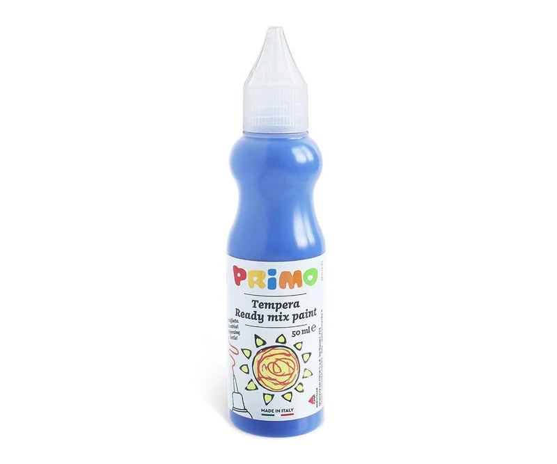 Témpera Botella 50ml Azul - Primo