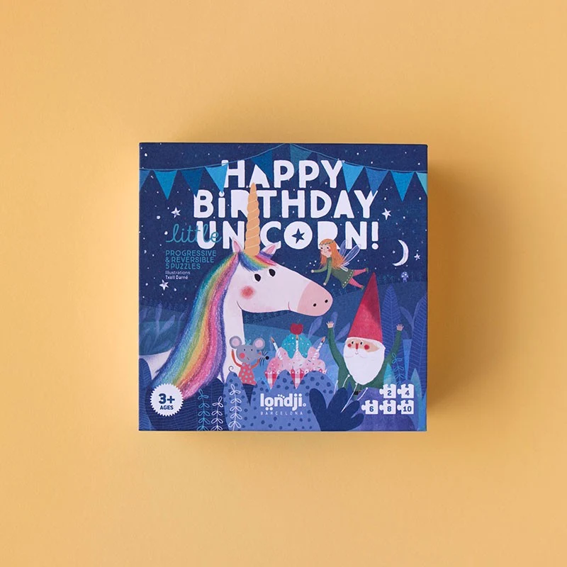 Puzzle Happy Birthday Unicorn! - Londji