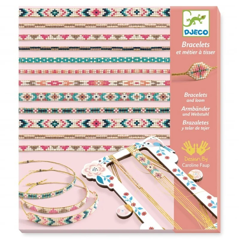 Pulseras minúsculas: Telar de tejer - Djeco