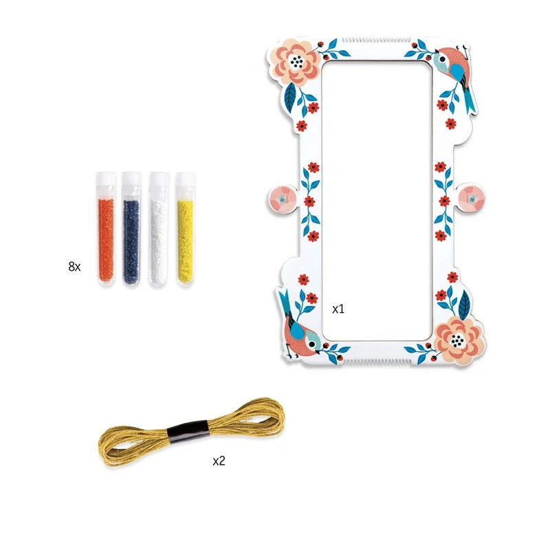 Pulseras minúsculas: Telar de tejer - Djeco