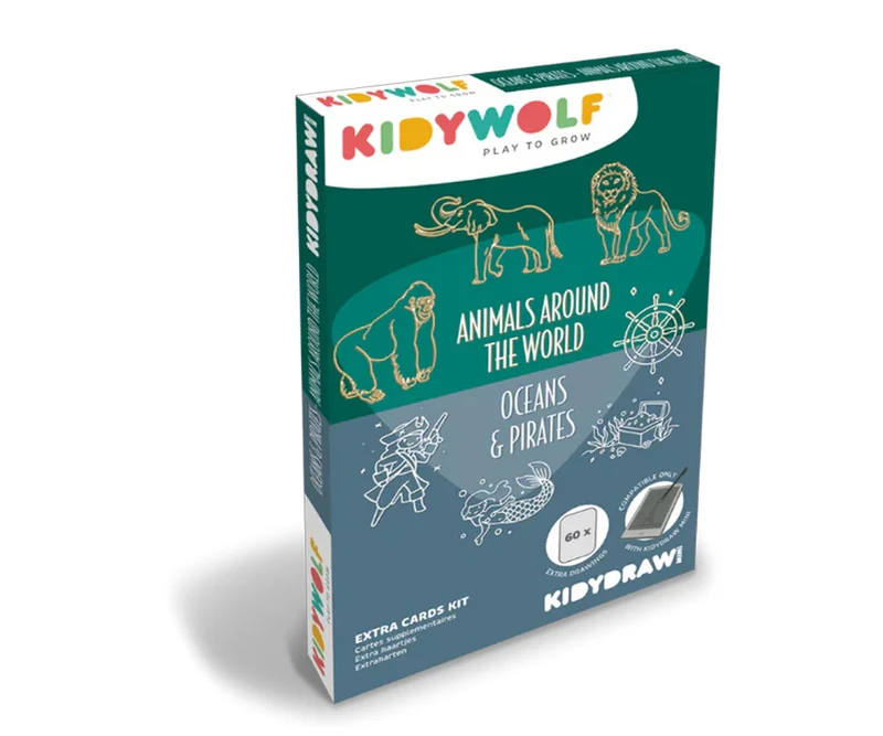 Plantillas KidyDraw Animales, Océanos y Piratas