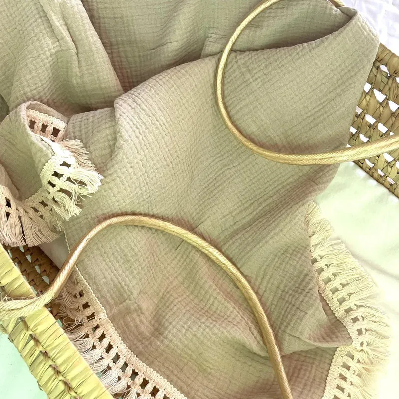 Muselina beige boho