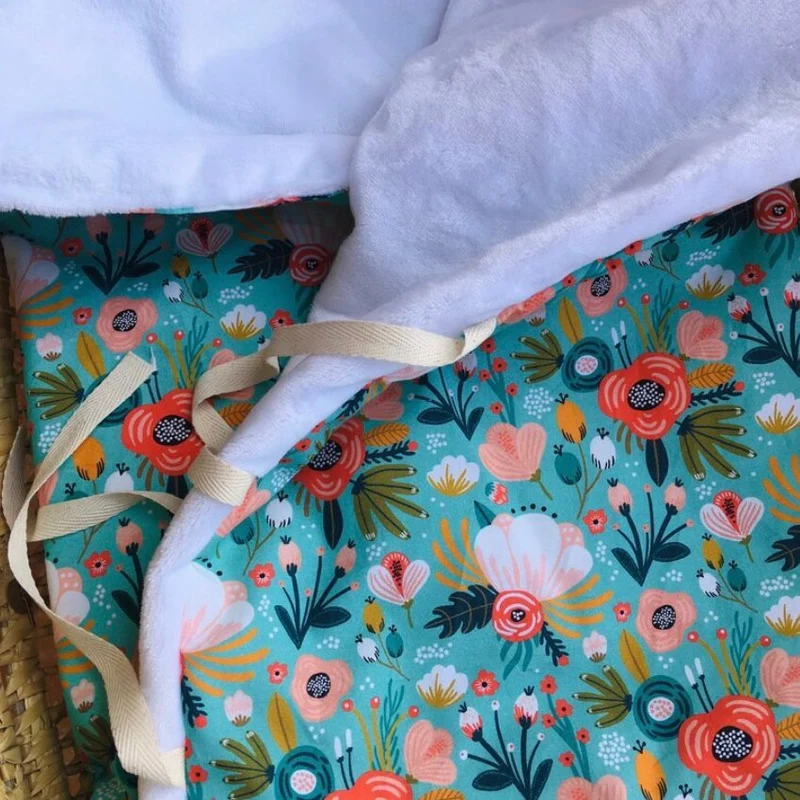 Saco para capazo green flower