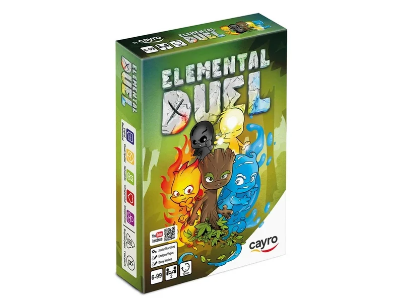 Modern Games - Elemental Duel - Juego de cartas