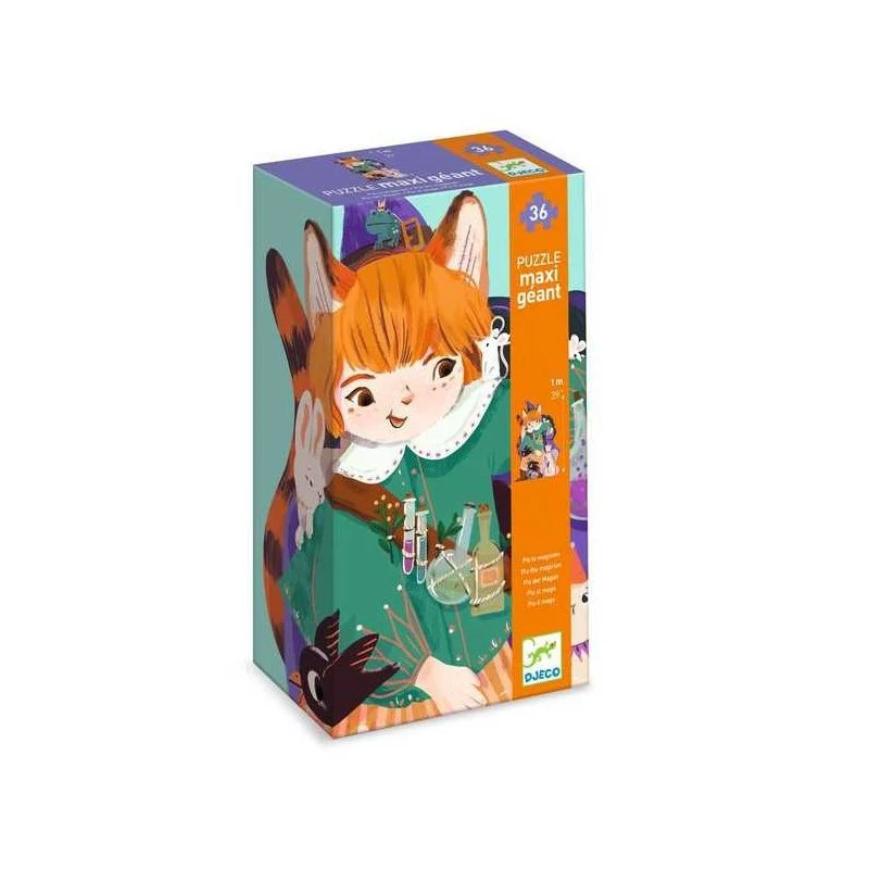 Puzzle Gigante: Pio el Mago (36 piezas) - Djeco