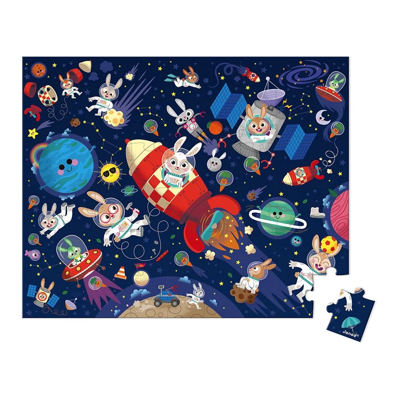 Puzzle Cohete: 54 piezas - Janod