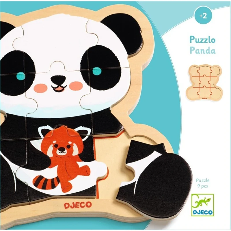 Encajable Puzzlo Panda - Djeco