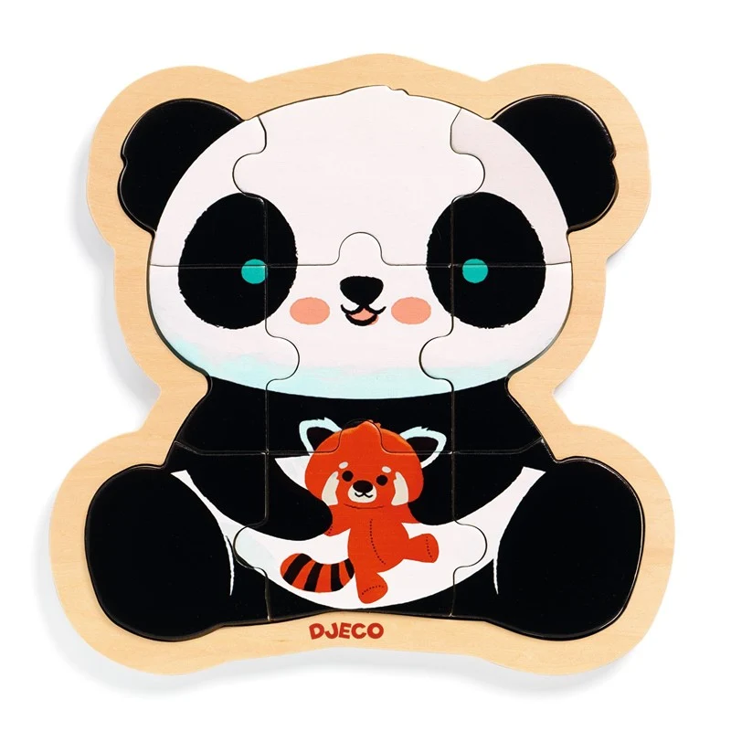 Encajable Puzzlo Panda - Djeco