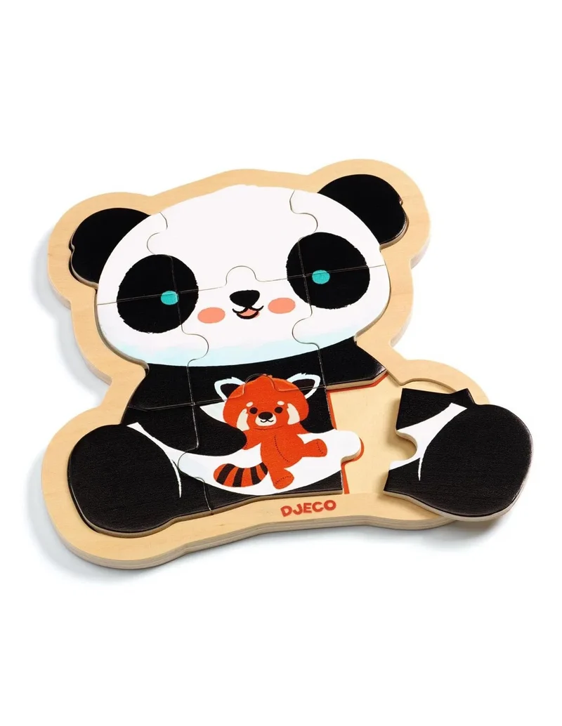 Encajable Puzzlo Panda - Djeco