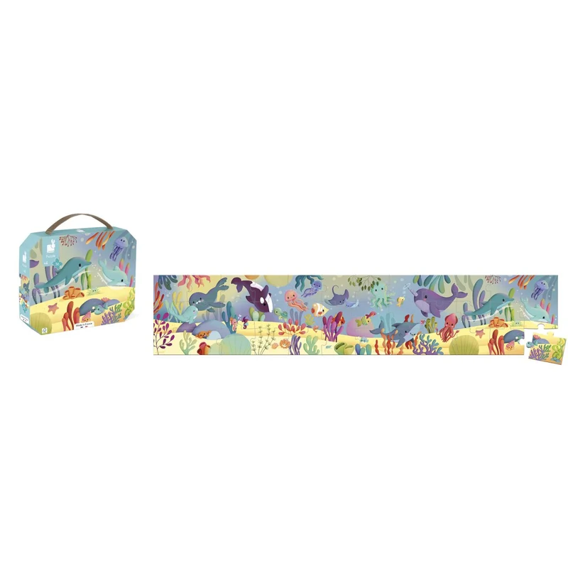 Puzzle Animales Marinos: 36 piezas - Janod