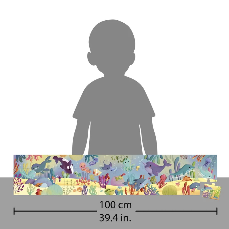 Puzzle Animales Marinos: 36 piezas - Janod