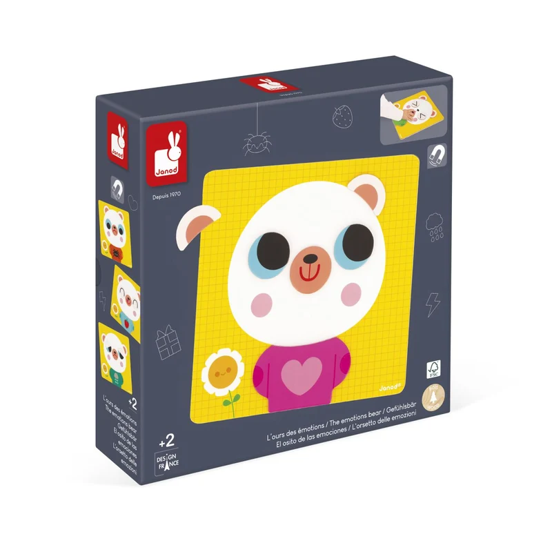 El Osito de las Emociones (Juego magnético) - Janod