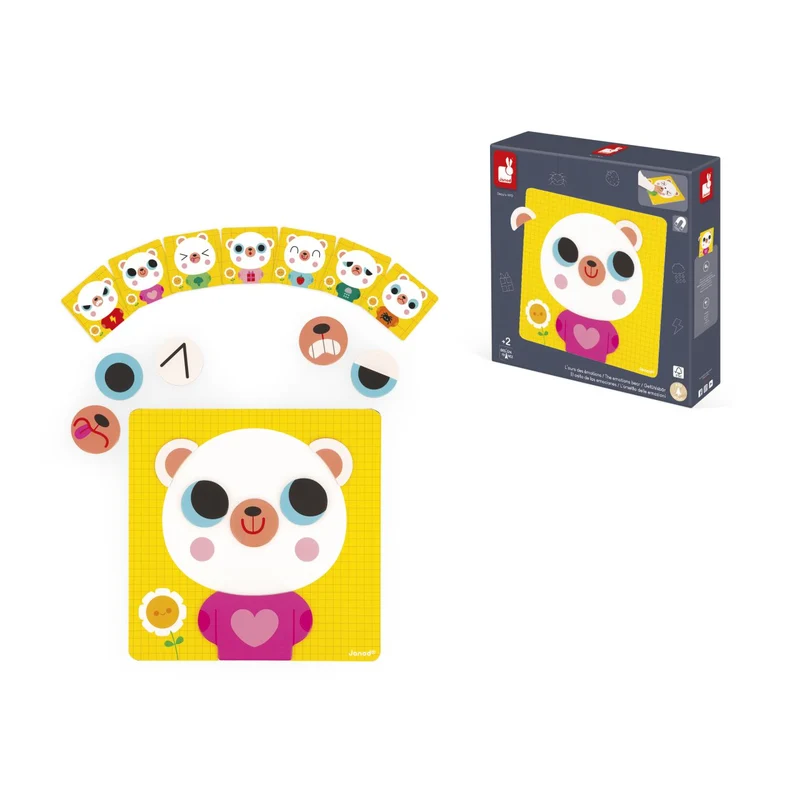 El Osito de las Emociones (Juego magnético) - Janod