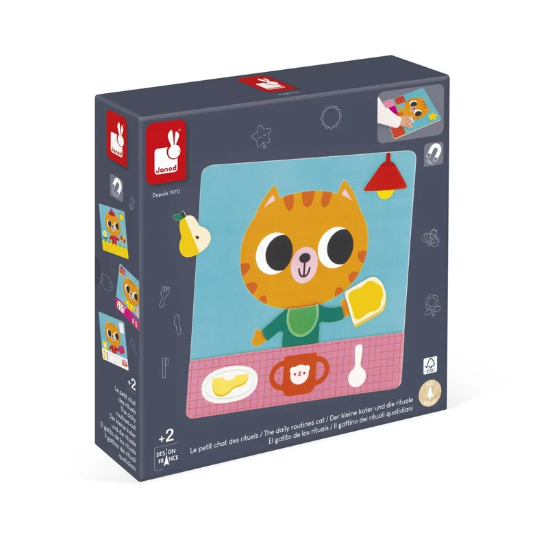 El Gatito de los Rituales (Juego magnético) - Janod