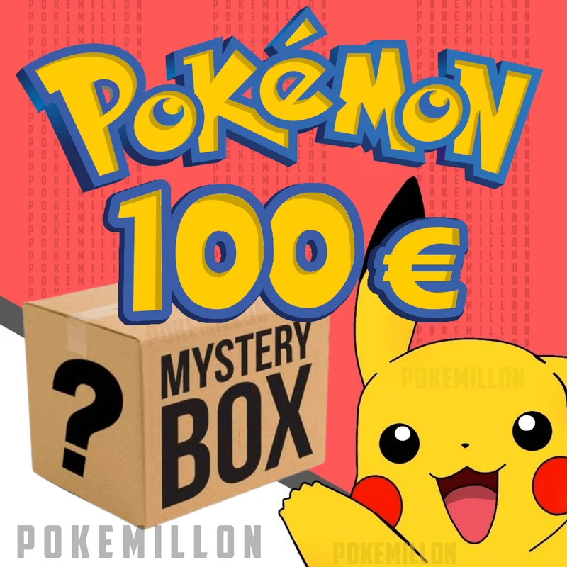 Pokémon Mystery Box 100€ Caja Misteriosa Cartas Pokémon