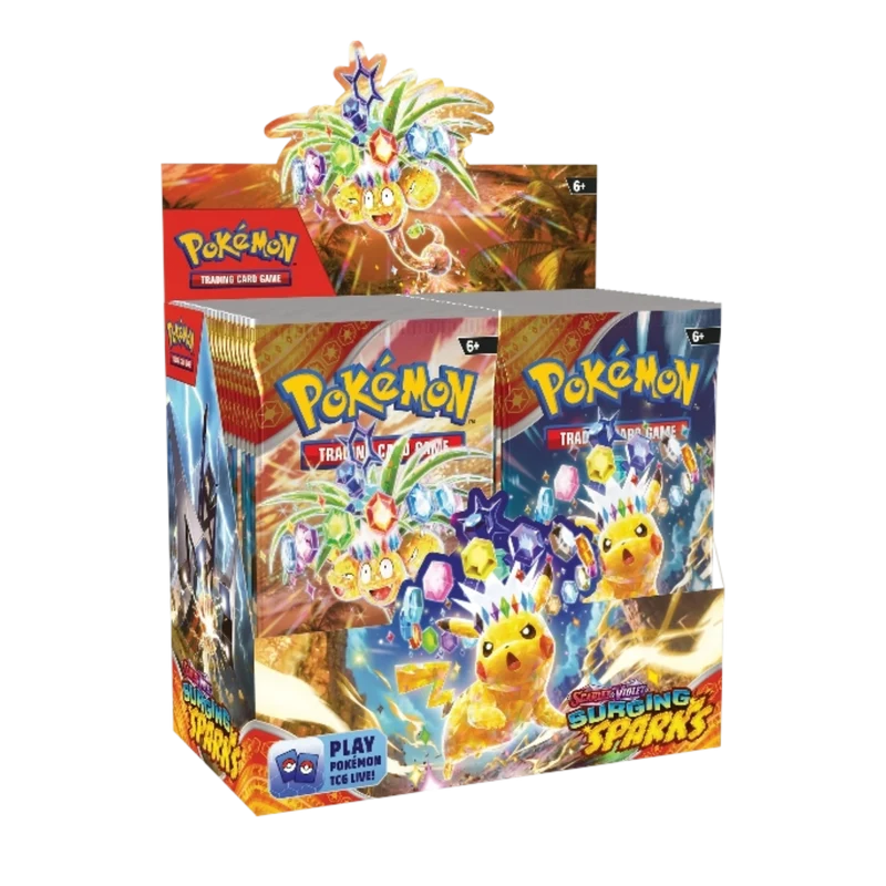Caja 36 Sobres Chispas Fulgurantes | Surging Sparks Booster Box - sv8
