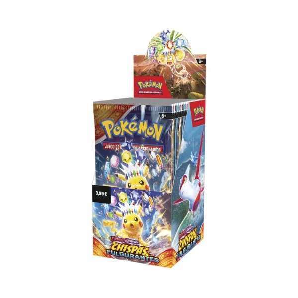Caja 18 Sobres Chispas Fulgurantes | Surging Sparks Booster Box - sv8
