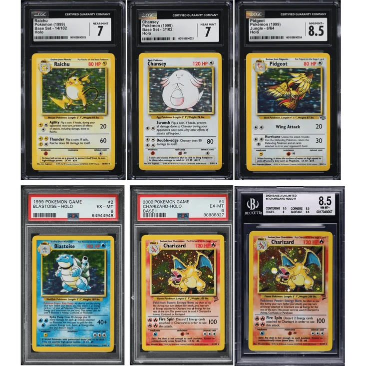 Carta Gradeada Vintage - Mystery Graded Card