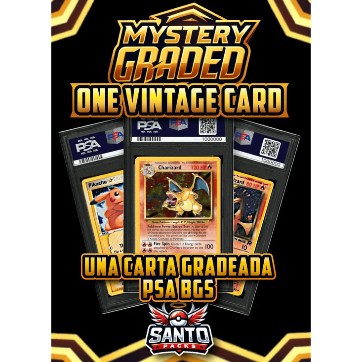 Carta Gradeada Vintage - Mystery Graded Card