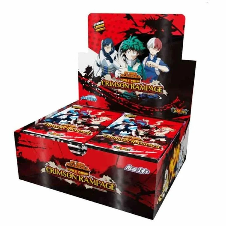 My Hero Academia | Caja 24 Sobres Crimson Rampage Series 02