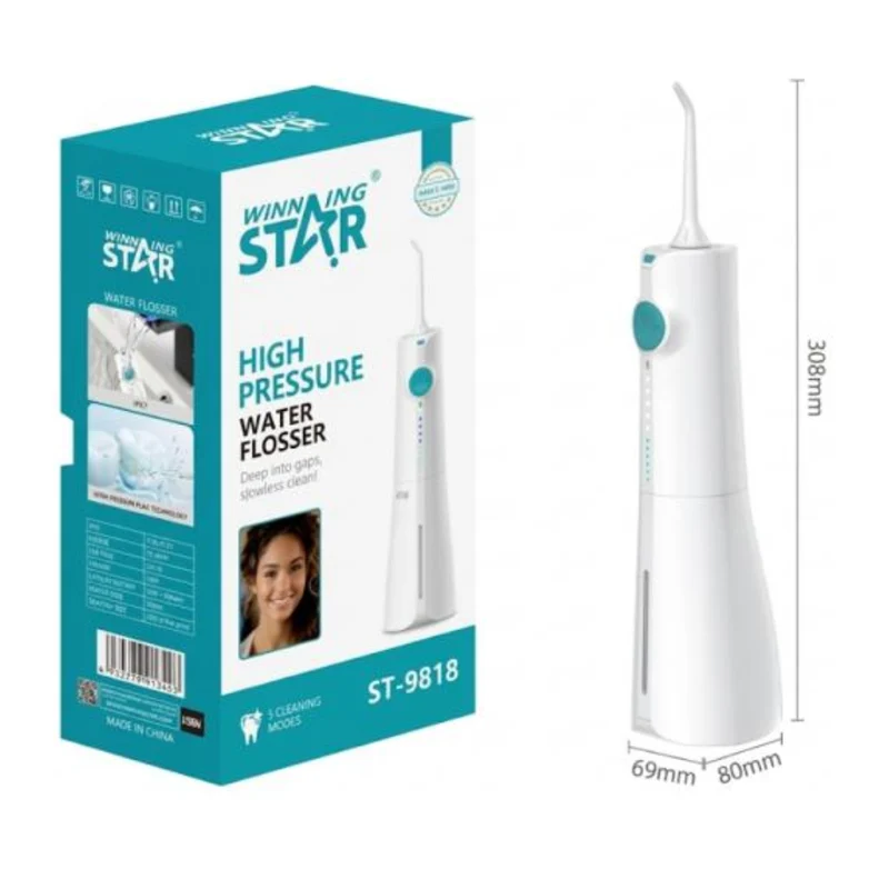 Winning Star Irrigador Bucal Inalámbrico, ST-9818