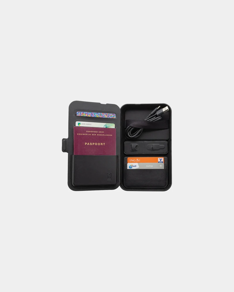 Estuche de viaje cargador 3 en 1 PU para personalizar
