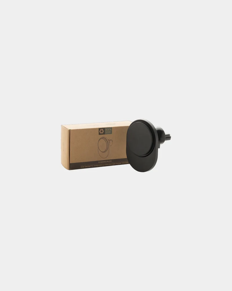 Soporte magnético coche reciclado 15W para personalizar