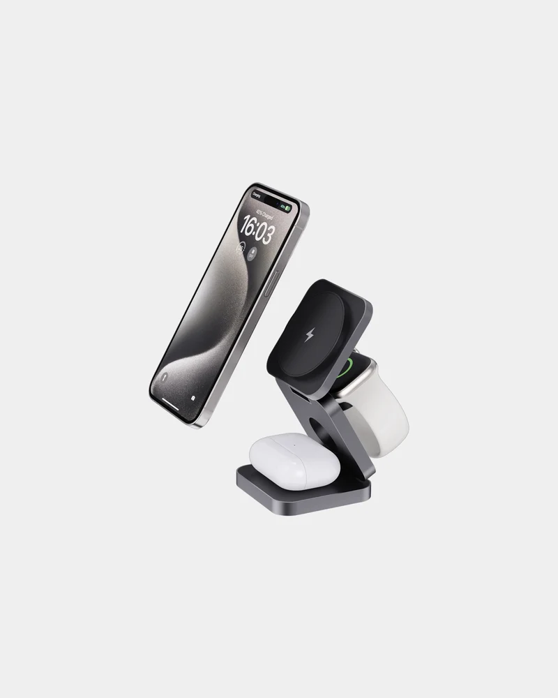 Cargador plegable aluminio reciclado Terra para personalizar