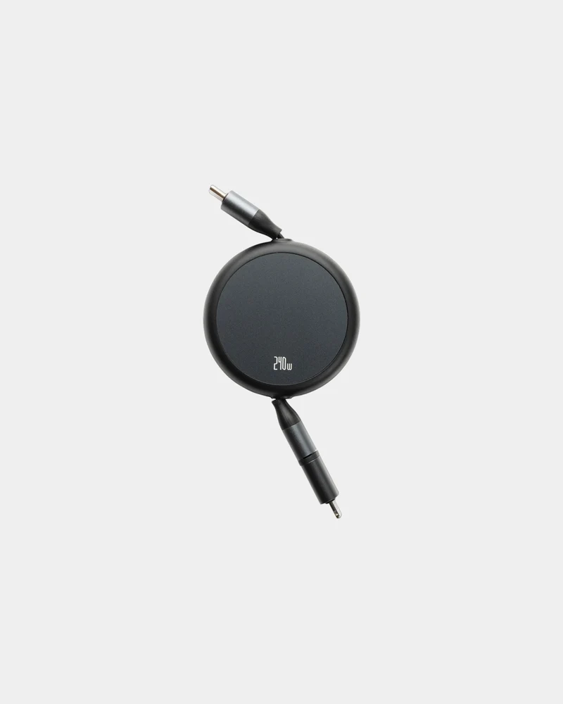 Cable retráctil reciclado 240W Terra para personalizar