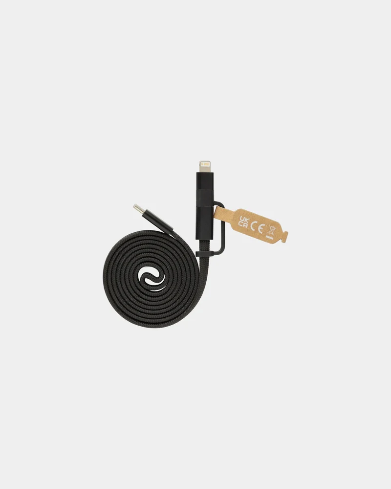 Cable magnético reciclado RCS 60W 2 en 1 para personalizar