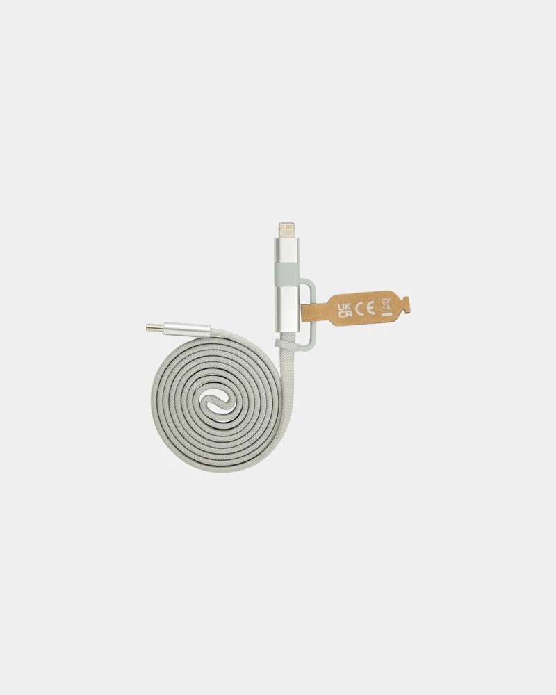 Cable magnético reciclado RCS 60W 2 en 1 para personalizar