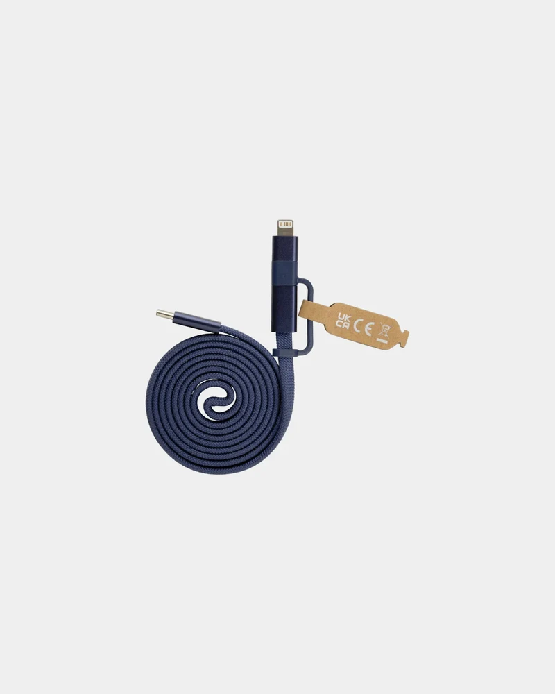 Cable magnético reciclado RCS 60W 2 en 1 para personalizar