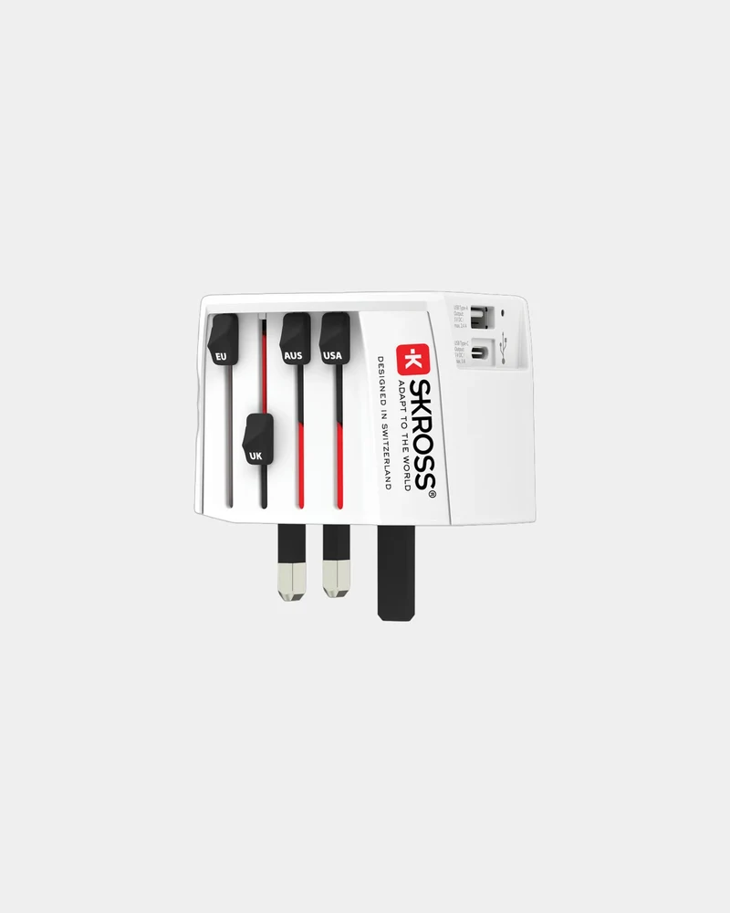 Adaptador de viaje Skross MUV USB para personalizar
