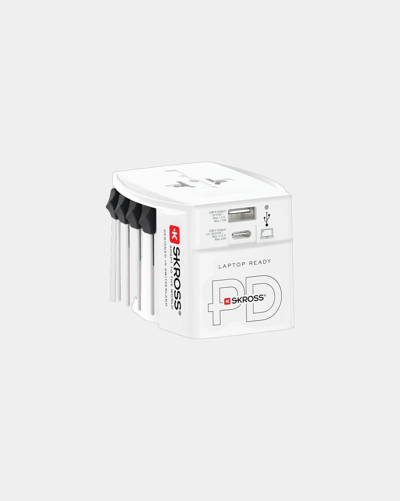 Adaptador de viaje 65W Skross MUV para personalizar