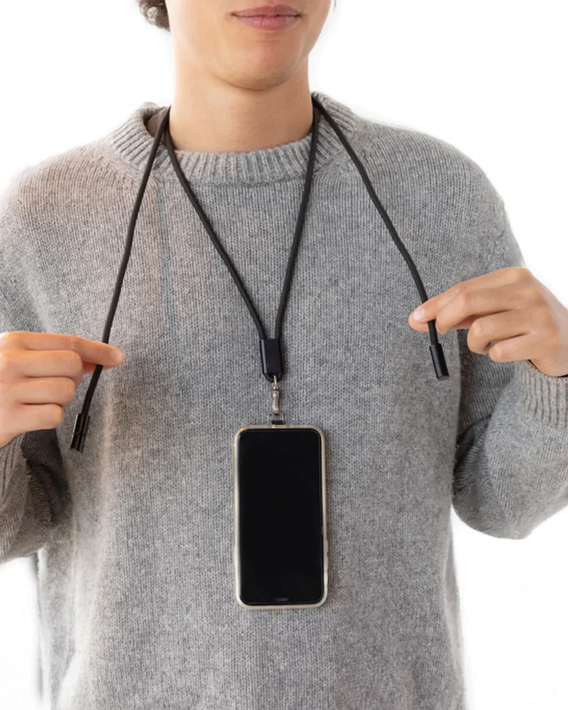 Cordón cuello cable carga 60W rPET para personalizar