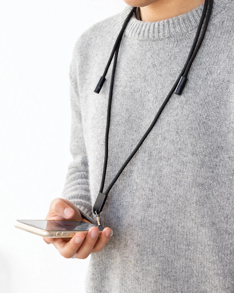 Cordón cuello cable carga 60W rPET para personalizar