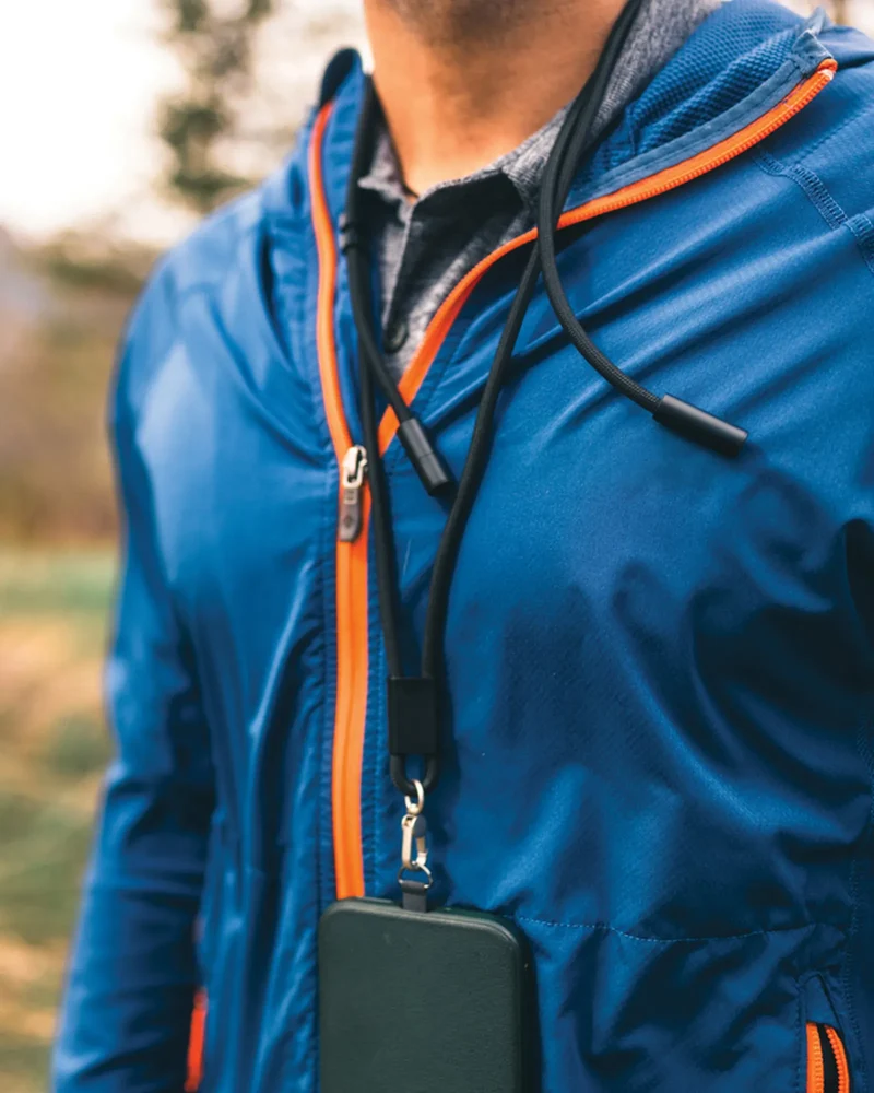 Cordón cuello cable carga 60W rPET para personalizar