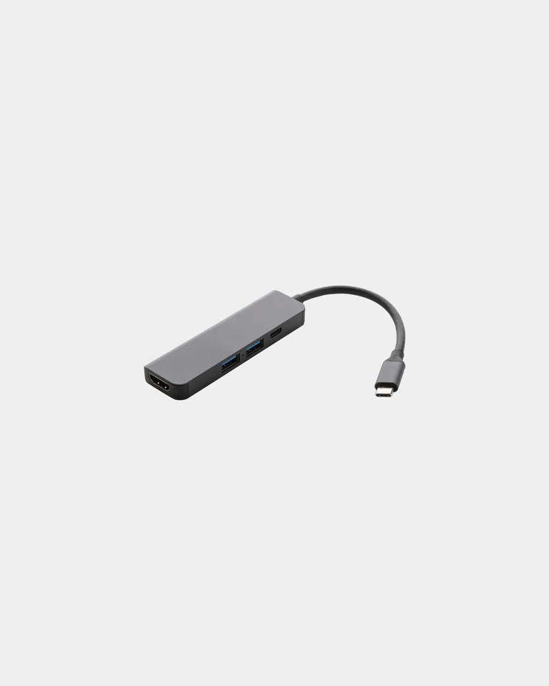 Hub aluminio reciclado HDMI RCS para personalizar