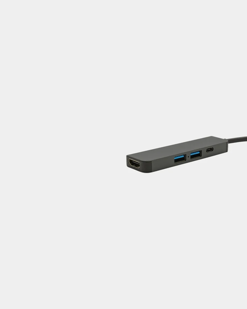 Hub aluminio reciclado HDMI RCS para personalizar