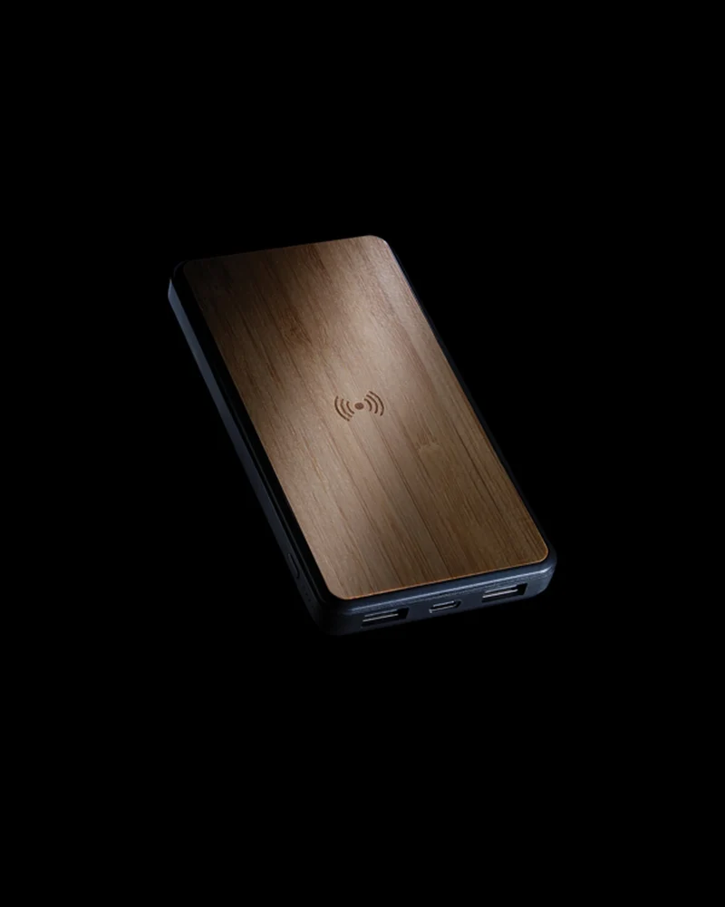 Power bank plástico reciclado 8000mAh para personalizar