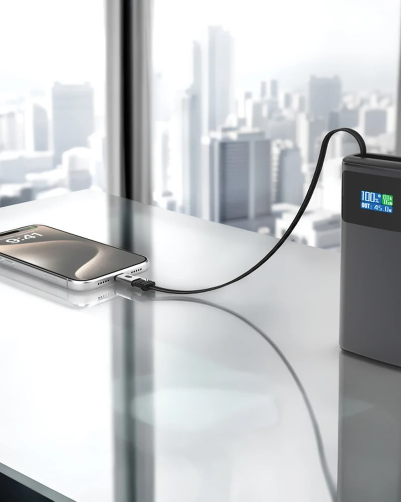 Power bank reciclado 10.000 mAh 45W para personalizar