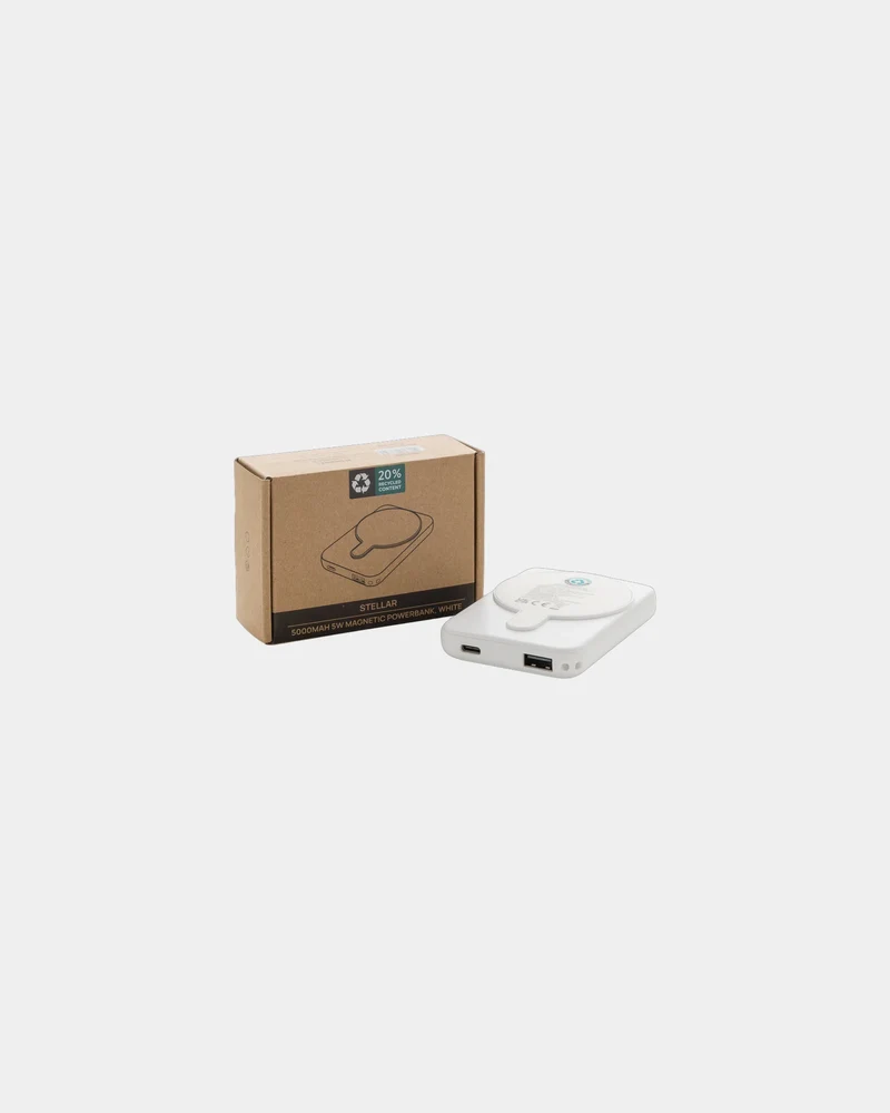 Power bank reciclado 5000mAh RCS Stellar para personalizar