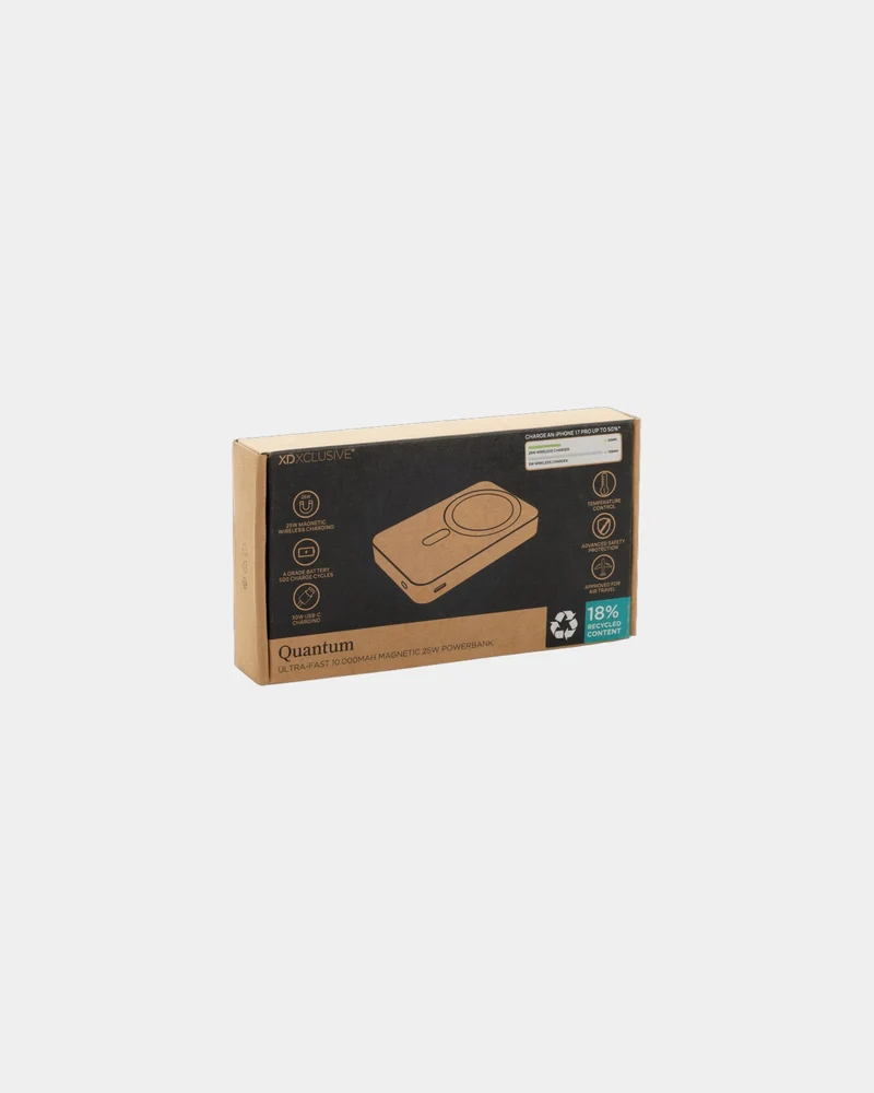 Power bank magnético reciclado 10.000 mAh para personalizar