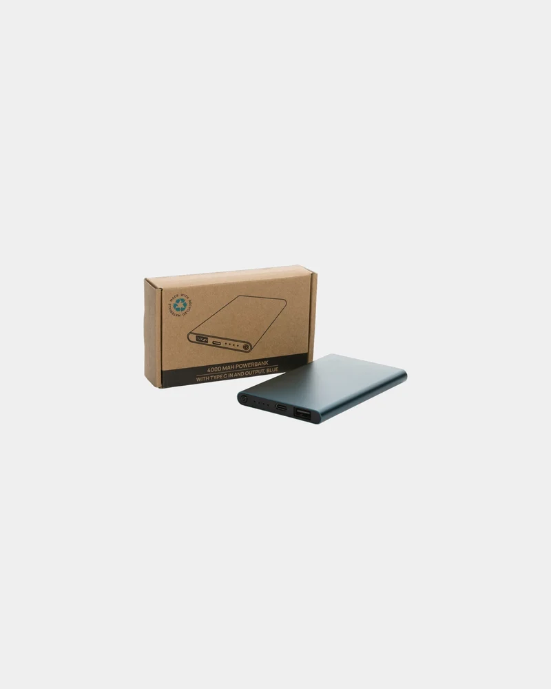 Power bank reciclado RCS 4000 mAh para personalizar