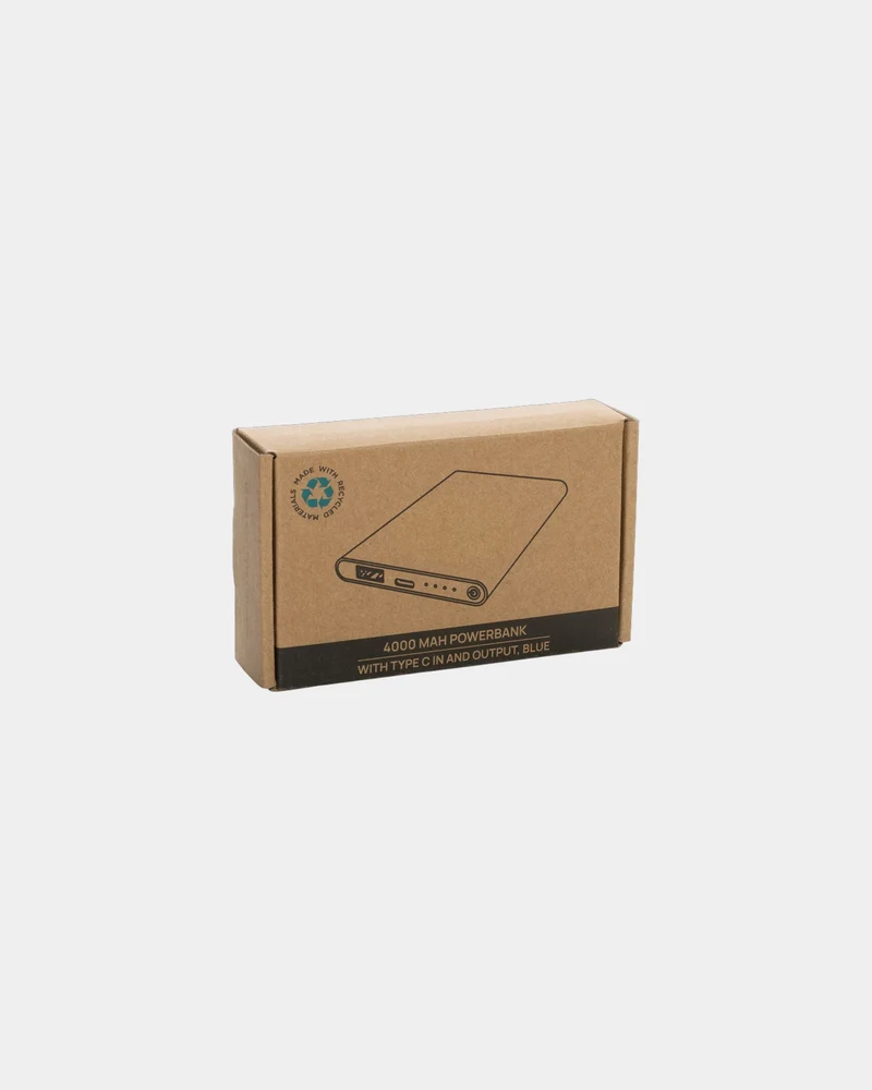 Power bank reciclado RCS 4000 mAh para personalizar